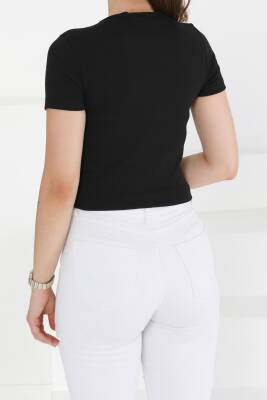 Kısa Kollu Body Siyah - 27418 - 4