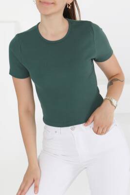 Kısa Kollu Body Zumrut - 27418 - 2