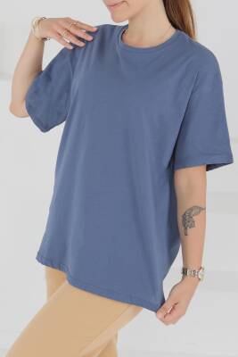 Kısa Kollu T-Şhirt Indigo - 27346 - 3