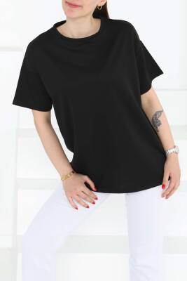 Kısa Kollu T-Şhirt Siyah - 27140 - 3