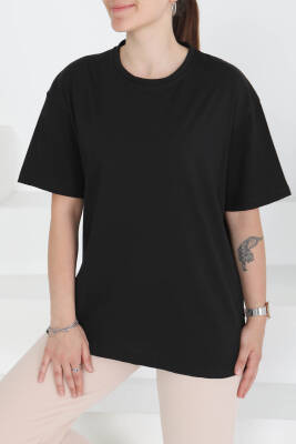 Kısa Kollu T-Şhirt Siyah - 27346 - 2