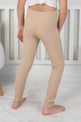 Kız Çocuk Bej Kız Çocuk Tayt - 26728 - 4