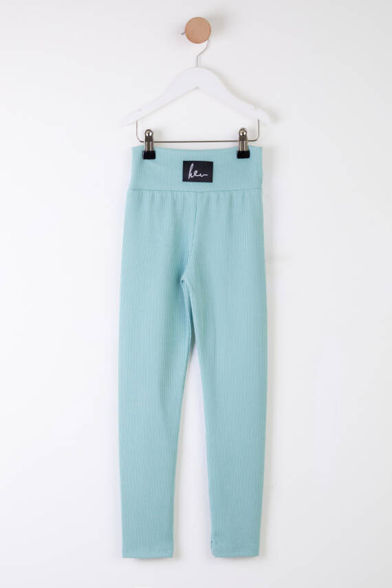 Kız Çocuk Mint Dar Paça Tayt - 25509 - 1