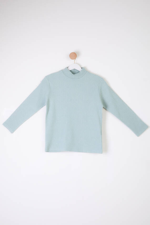 Kız Çocuk Mint Fitilli Badi - 26088 - 1