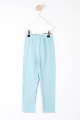 Kız Çocuk Mint Fitilli Tayt - 26089 