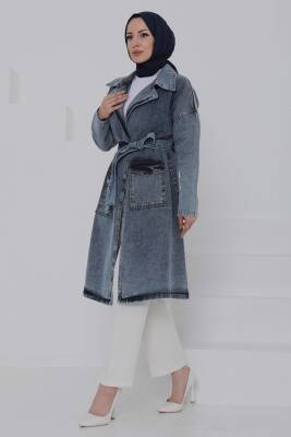 Kot Trenç Mavi - 27036 - 4