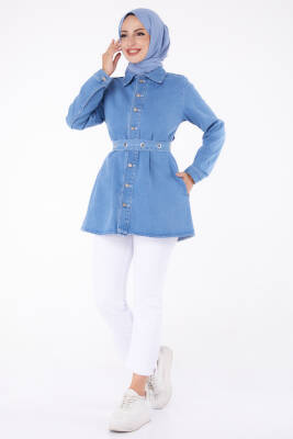 Kot Tunik Buz Mavi - 24050 - 2