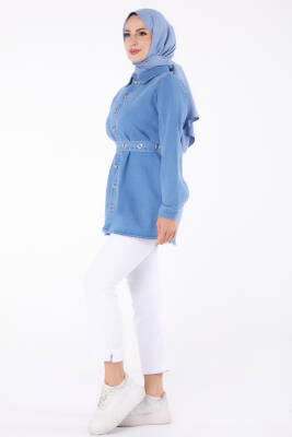 Kot Tunik Buz Mavi - 24050 - 4