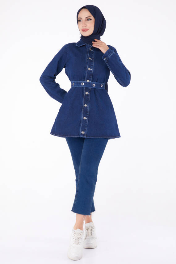 Kot Tunik Koyu Mavi - 24050 - 1