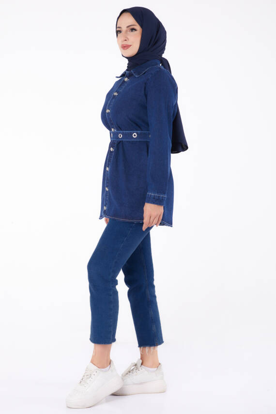 Kot Tunik Koyu Mavi - 24050 - 4