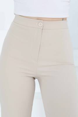 Kumaş Pantolon Bej - 27246 - 7