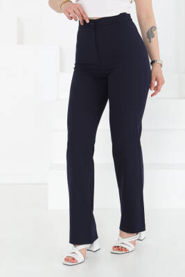 Kumaş Pantolon Lacivert - 27246 - 2