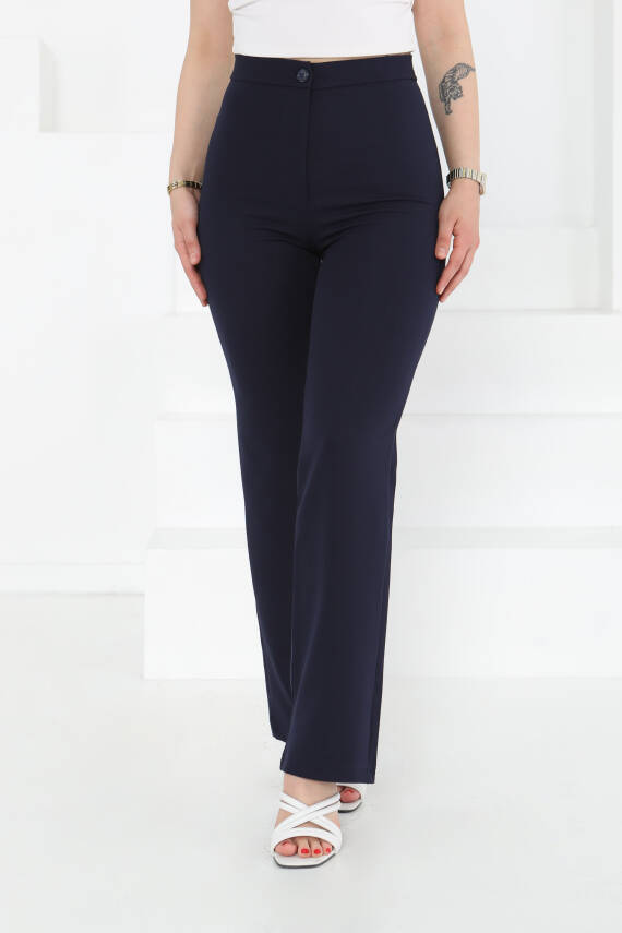 Kumaş Pantolon Lacivert - 27246 - 4