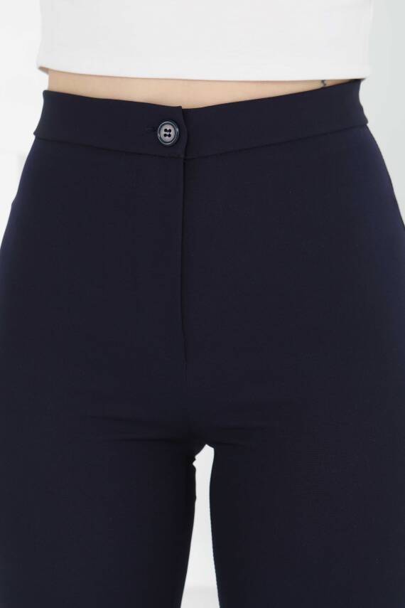 Kumaş Pantolon Lacivert - 27246 - 6