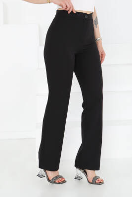 Kumaş Pantolon Siyah - 27246 - 2