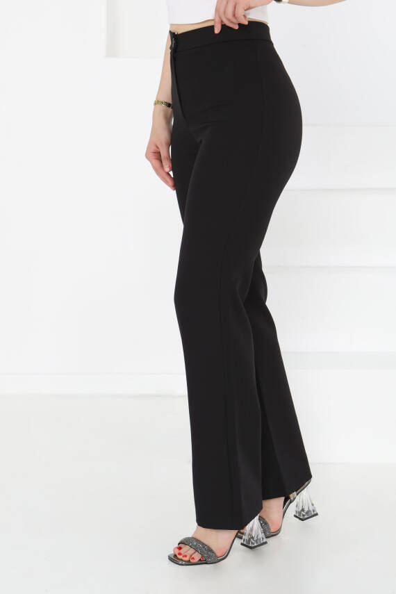 Kumaş Pantolon Siyah - 27246 - 3