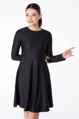Mini Abiye Elbise Siyah - 13191 - 4