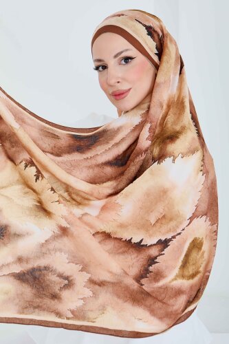 Natural Harmony Bambu Crash Şal Taba - 27914-TABA - 2