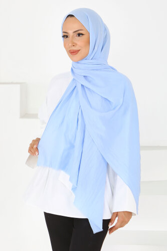 Pamuk Soft Şal Bebe Mavi - 27591 