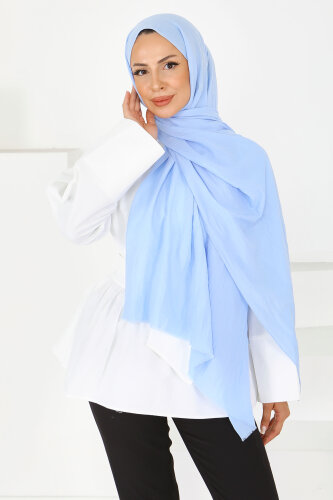 Pamuk Soft Şal Bebe Mavi - 27591 - 2