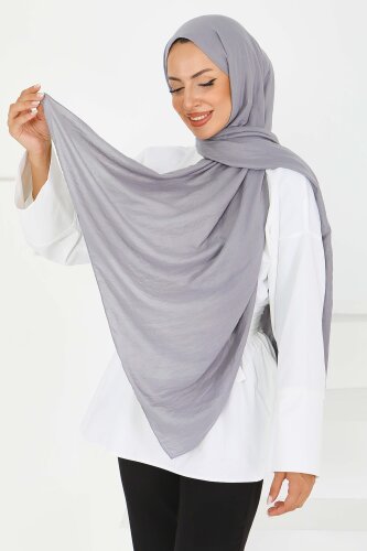 Pamuk Soft Şal Gri - 27591 