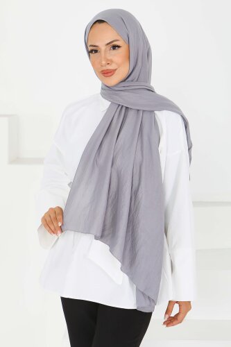 Pamuk Soft Şal Gri - 27591 - 2