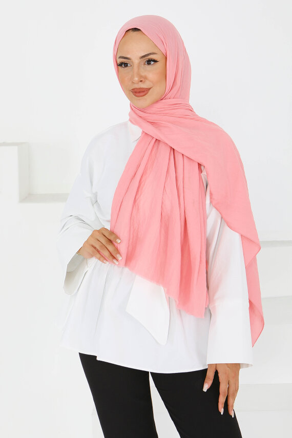 Pamuk Soft Şal Gül - 27591 - 3