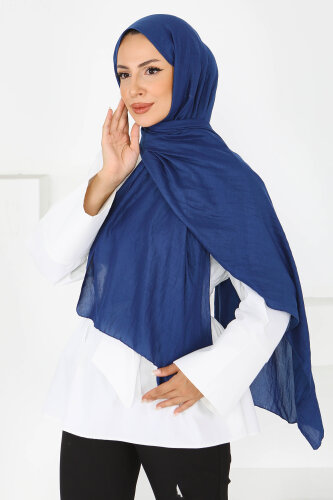 Pamuk Soft Şal Lacivert - 27591 - 1