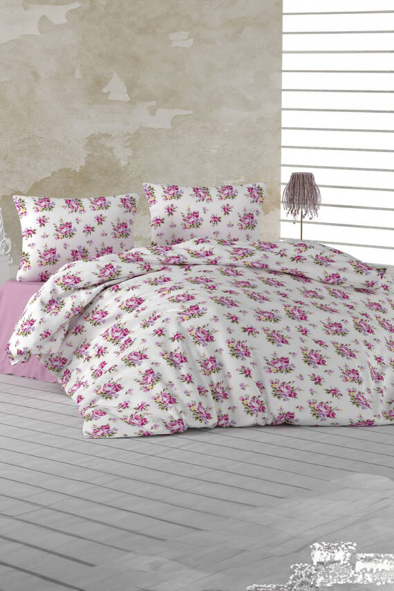 Pembe Tek Kişilik Nevresim Seti - 25349 - 1