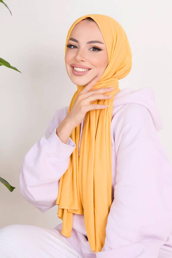 Penye Şal Hardal - 23353 - 1