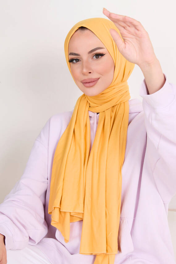 Penye Şal Hardal - 23353 - 2