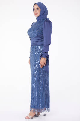 Pullu Abiye Ebise Indigo - 26190 - 10