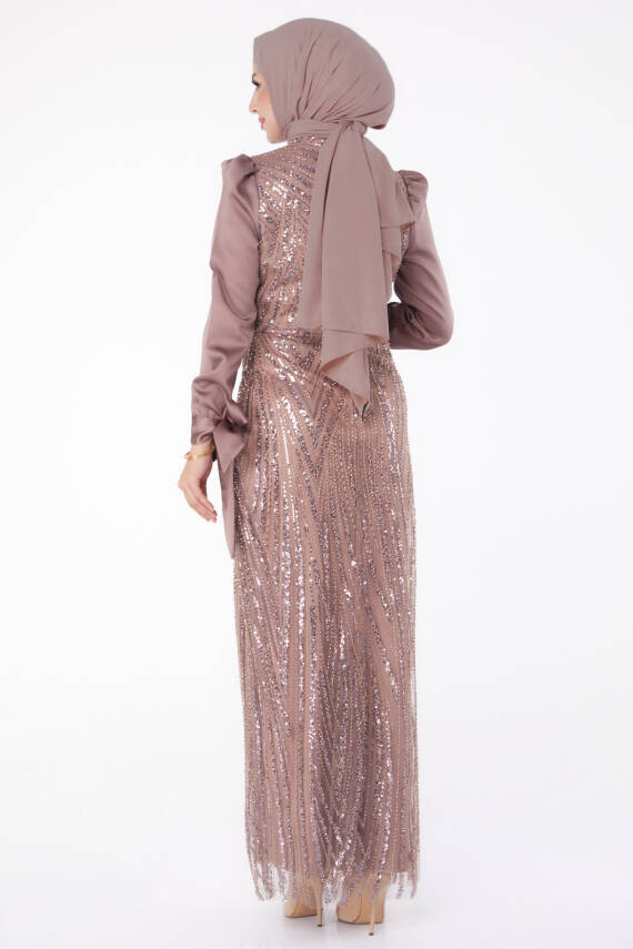 Pullu Abiye Ebise Lila - 26190 - 5