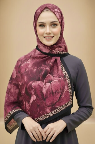 Rustik Bloom Serisi Bambu Crash Şal Gül - 28002-GUL - 2