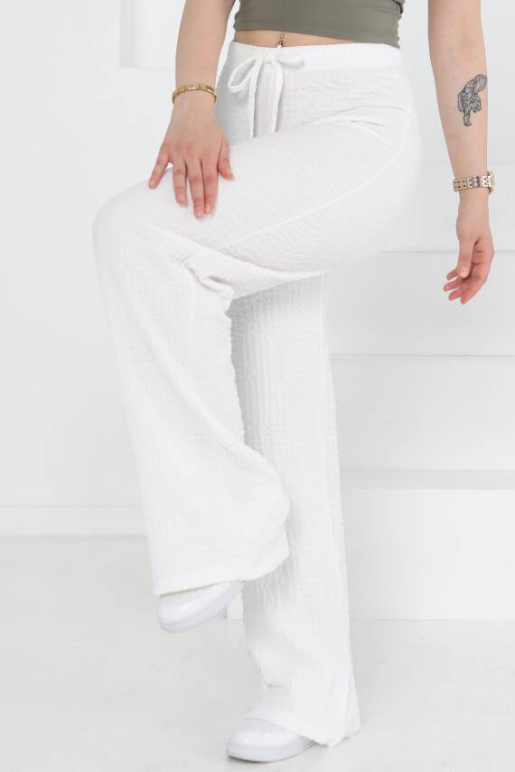 Salaş Pantolon Beyaz - 27276 - 2