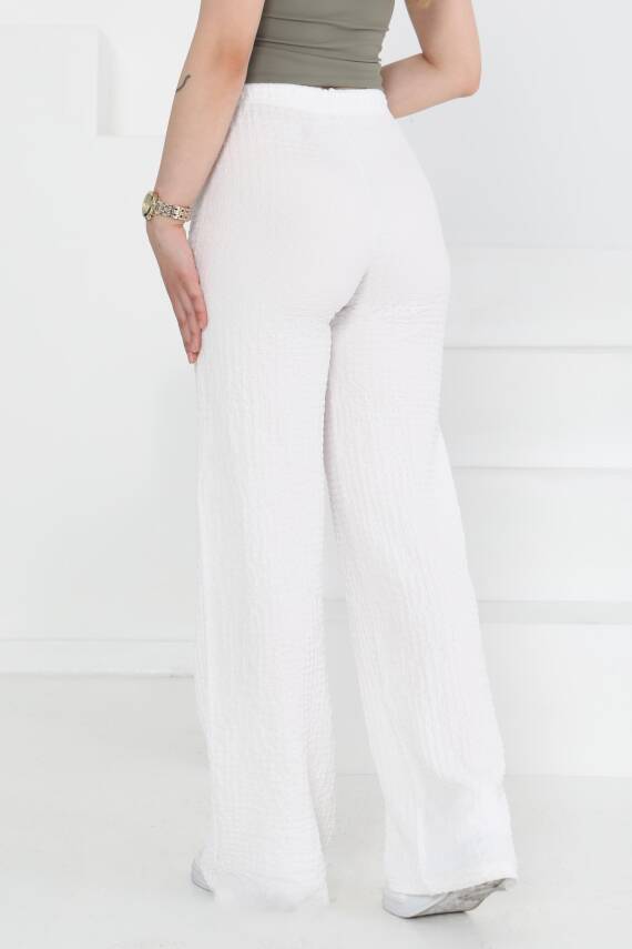 Salaş Pantolon Beyaz - 27276 - 4