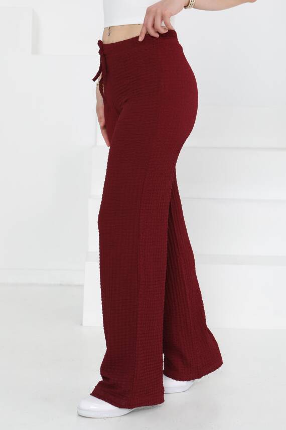 Salaş Pantolon Bordo - 27276 - 3