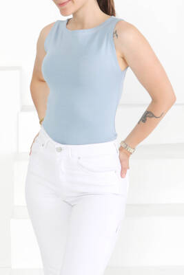 Sıfır Kol Bady Bebe Mavi - 27374 - 4
