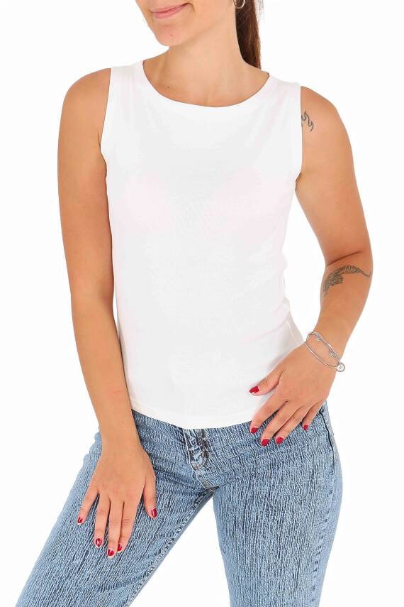Sıfır Kol Bady Beyaz - 27374 - 2