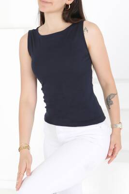 Sıfır Kol Bady Lacivert - 27374 
