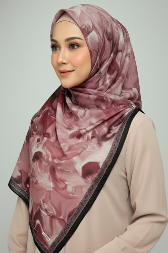 Soft Mist Serisi Pamuk Şal Bordo - 27985-BORDO - 2