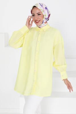 Taş Detaylı Tunik Sari - 27432 - 2