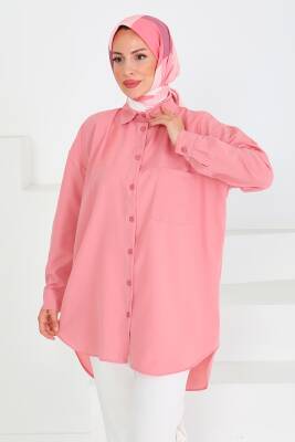 Tek Cepli Gömlek Gül - 27087 - 2