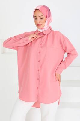 Tek Cepli Gömlek Gül - 27087 - 3