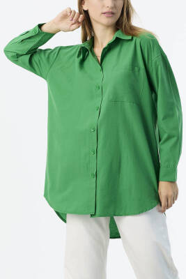 Tek Cepli Gömlek Yesil - 27087 - 8