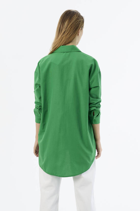 Tek Cepli Gömlek Yesil - 27087 - 12