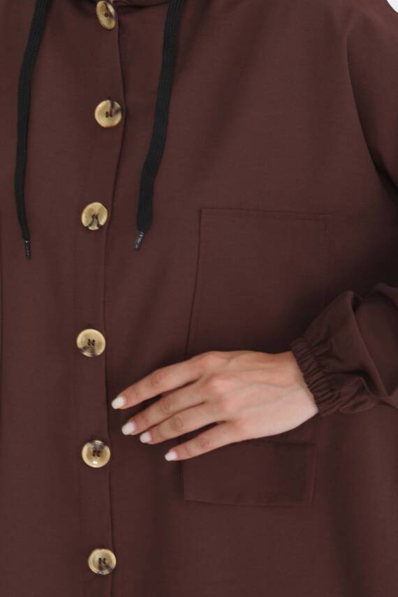 Tunik Pantolon İkİli Takım Kahve - 27290 - 5