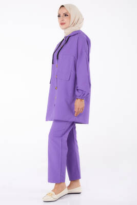 Tunik Pantolon İkİli Takım Lila - 27290 - 4