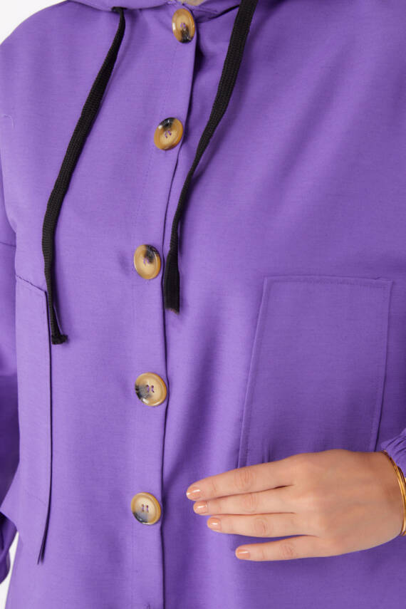 Tunik Pantolon İkİli Takım Lila - 27290 - 6