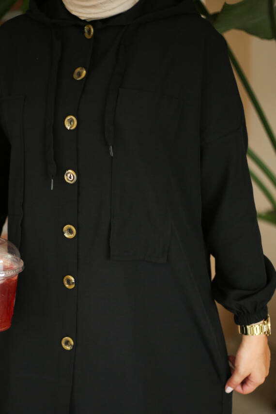 Tunik Pantolon İkİli Takım Siyah - 27290 - 5